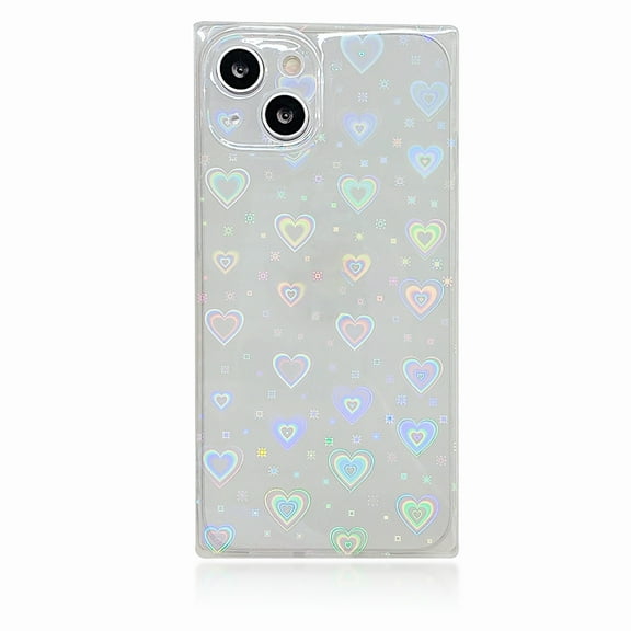 SEWACC 1Set Clear TPU 13 Case With Screen Protection And Camera Protection For Women
