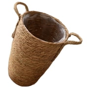 SEWACC Light Brown Woven Storage Basket for Home Organization and Decorative Multi-Purpose Use