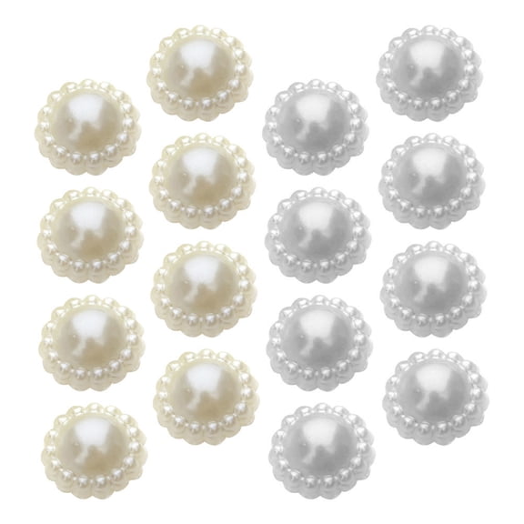 SEWACC embellishments for crafting Imitation Decorations Beige 200Pcs