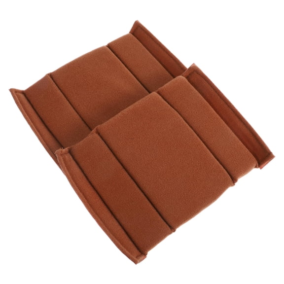 SEWACC 2-Pack Brown Camera Bag Inserts with Shock-Absorbing Padding for Protective Camera Storage Compartments