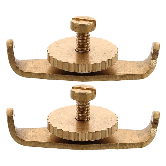 SEWACC Professional Erhu Tuner Set with Golden Copper Fine Adjusters and Precise Tuning, 2 Pieces