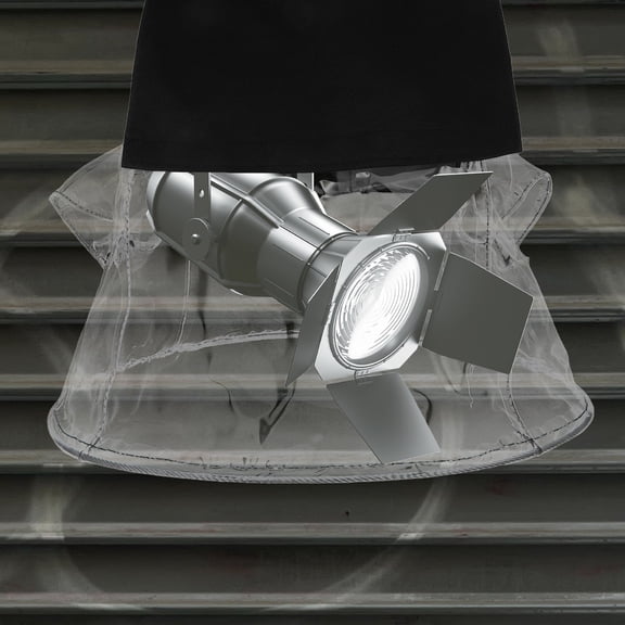 SEWACC 2Pcs Waterproof Stage Light Shield for Moving Head Light with High Transparency Weather Protection