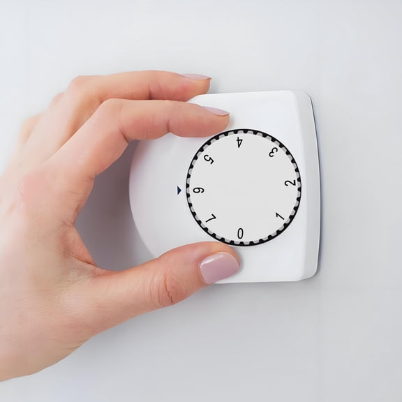 SEWACC White ABS Refrigerator Thermostat Knobs 2-Pack for Accurate Freezer Temperature Control
