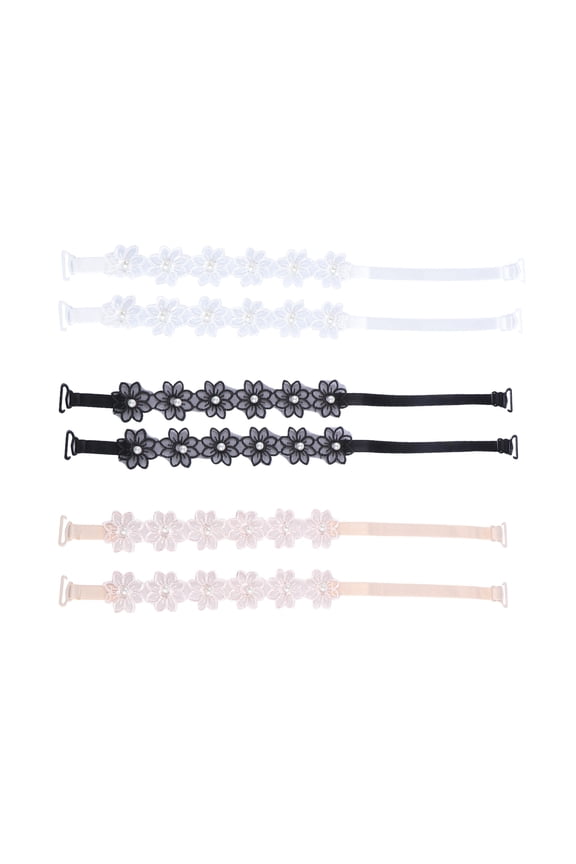 3 Pairs Thin Shoulder Straps Bra Shoulder Strap for Women Invisible Lingerie Straps