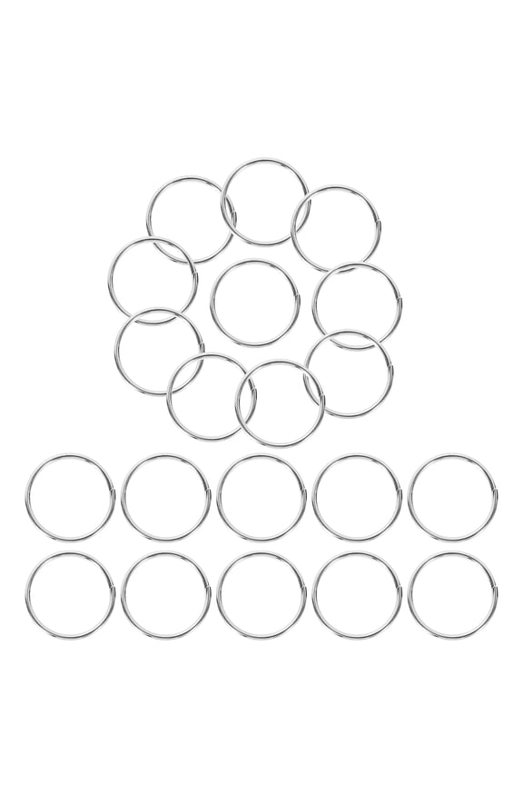 400-Piece Plated Circular Key for Car Keys, Daily Use, and Crafts, and Keychain Accessories