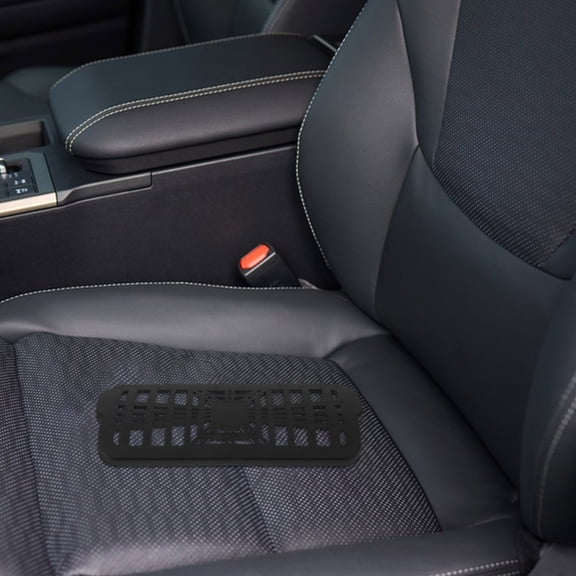 SEWACC 4-Pack Black ABS Air Vent Covers for Car Rear Seat Under-Seat Outlet and Airflow Control