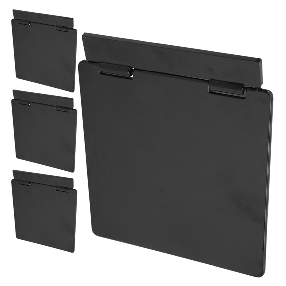 SEWACC 4Pcs Black Switch Cover Plate Plastic Protector for Wall Switches with High Efficiency Light Blocking