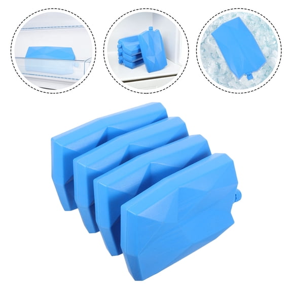 SEWACC Backpack Cooling Ice Packs Reusable Blue 4Pcs