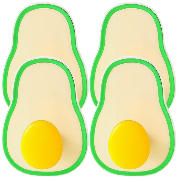 SEWACC 4Pcs Self Adhesive Wall Hook for Bathroom and Kitchen Heavy-duty Holding Capacity