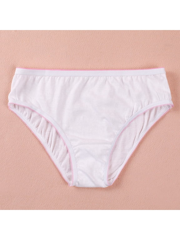 5Pcs Disposable Pregnant Underwear Soft Cotton Breathable and Odorless White