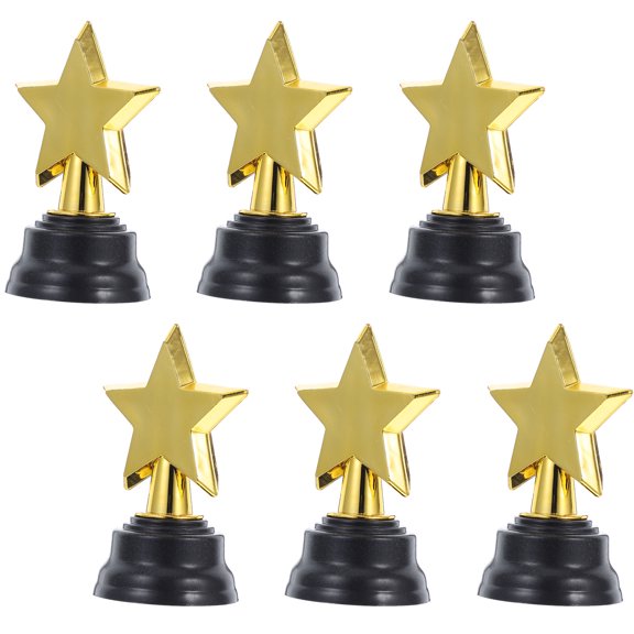 SEWACC 6Pcs Small Trophy Star Trophy Game Awards For Events