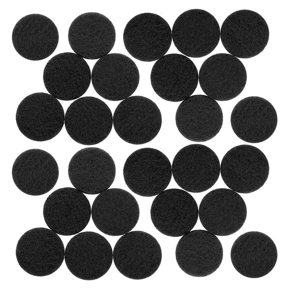 SEWACC 80pcs Cotton Diffuser Pads for Essential Oils, Black Refill Pack