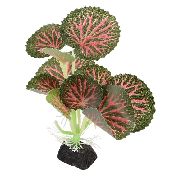 SEWACC Plastic Aquarium Tree Fish Tank Landscaping Green with Plastic 1 Pcs