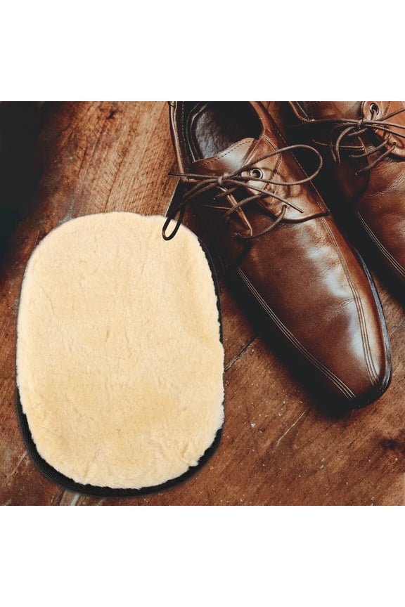 Yellow Polishing Glove for Shoes and Boots, Soft Comfortable Fabric, Multifunctional Shoe Care Accessory