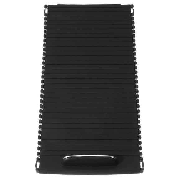 SEWACC Black ABS Plastic Sliding Console Cover 1-Pack, Sleek Modern Design for Car Interior Upgrade and