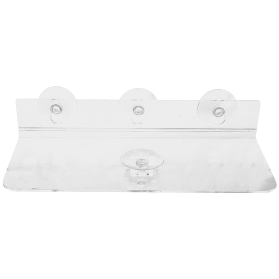 SEWACC Clear Acrylic Window Sill Extender Plant Shelf with Suction Cups for Indoor Use