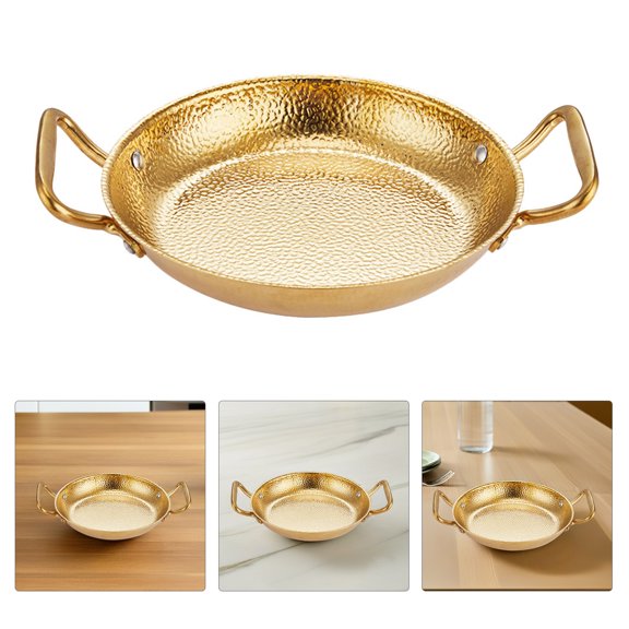 SEWACC Stainless Steel Hot Pot with Double Handles, Kitchen Cooking Pan for Household Use
