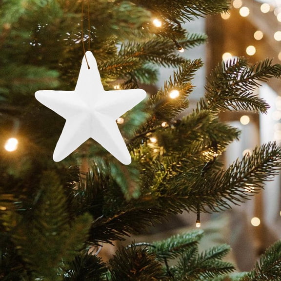 SEWACC Polystyrene Foam Star Shapes for Crafts, Christmas Tree Decorations, Table Centerpieces, Ornaments & Arts Projects