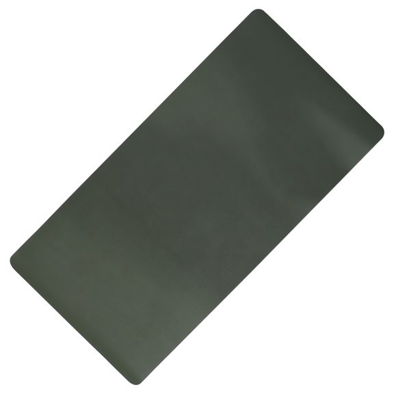 SEWACC Laptop Mouse Pad Dark Green Double-Sided PU Surface for Accurate Mouse Tracking
