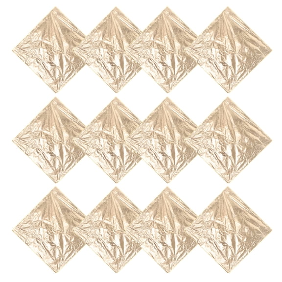 SEWACC Plated Gold Foil Leaf Sheets for Crafts with Realistic Metallic Texture and Easy Application