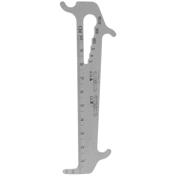SEWACC Portable Aluminum Alloy Bike Chain Tool with Chain Wear Indicator for Easy Repair and Maintenance