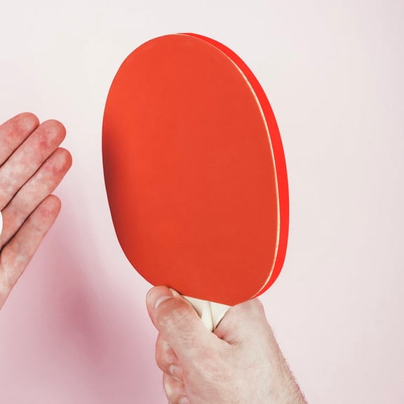 SEWACC Red Portable Table Tennis Racket Protector Tape with Easy Installation