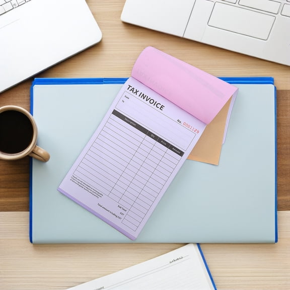 SEWACC Restaurant Order Pad English Format Invoice Book for Small Business Financial Records