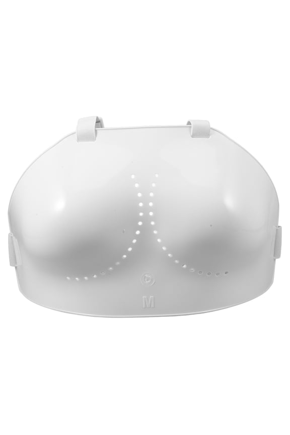 Ergonomic White PVC Chest Protector for Fencing and Guitar Safety, Protective Gear