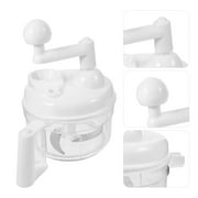 SEWACC Food Processor Manual Handpowered Crank Chopper Mincer Mixer Cutter for Baby Kids Toddler to Chop Meat Fruits Vegetables Random Color