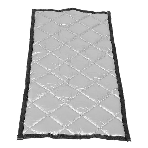 SEWACC Soundproof Acoustic Curtains Silver Noise Insulation Blackout Curtains for Home Use and Doorways