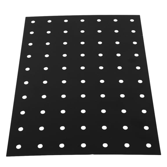 SEWACC Durable Black Metal Pegboard for Wall Mount Tool Storage and Craft Room Organization