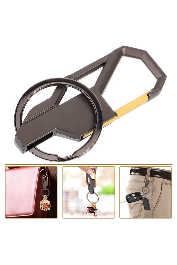 Metal Key Holder with Quick Release Clip, Heavy-Duty Keychain for Belt , Perfect for Organizing and Hanging Keys