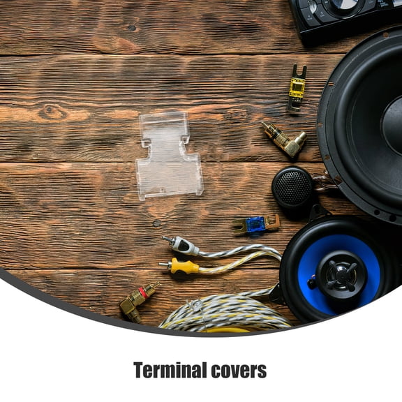 SEWACC Battery Terminal Protector For Commercial Vehicles Transparent 1 Pair