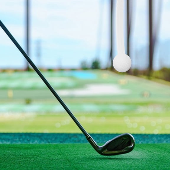 SEWACC White Golf Swing Training Pole Compact Design for Improved Practice and Enhanced Swing Accuracy