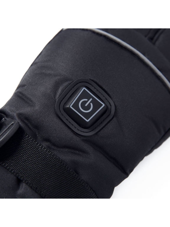 Heated Gloves, Black, Intelligent Temp Control, Winter Warmer