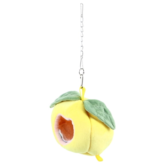 SEWACC Yellow Cotton Hamster Hanging Hammock Bed for Small Pets, Warm, Soft, Comfortable