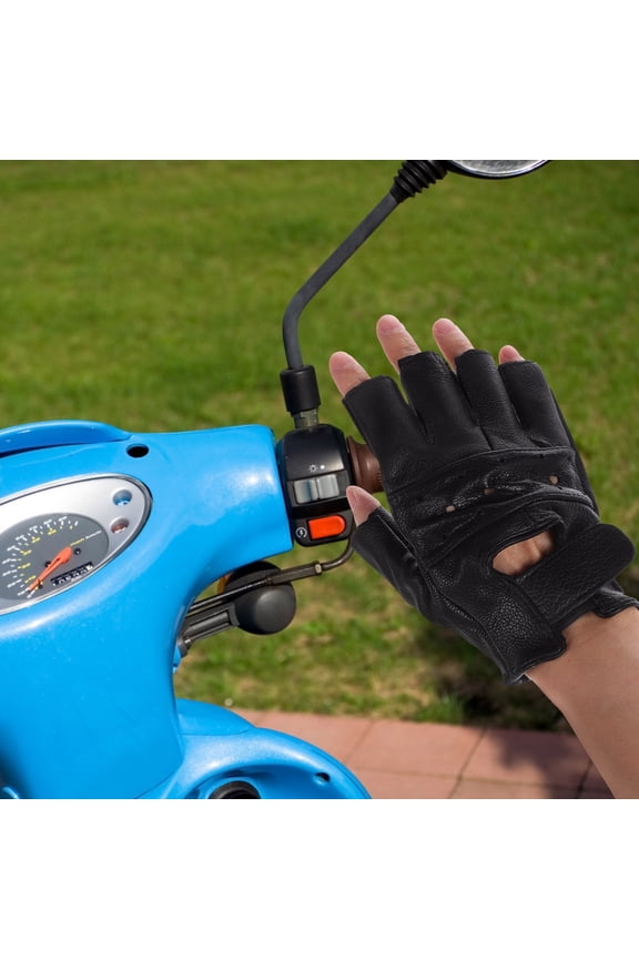 Riding Gloves Motorcycle Black 1 Pair