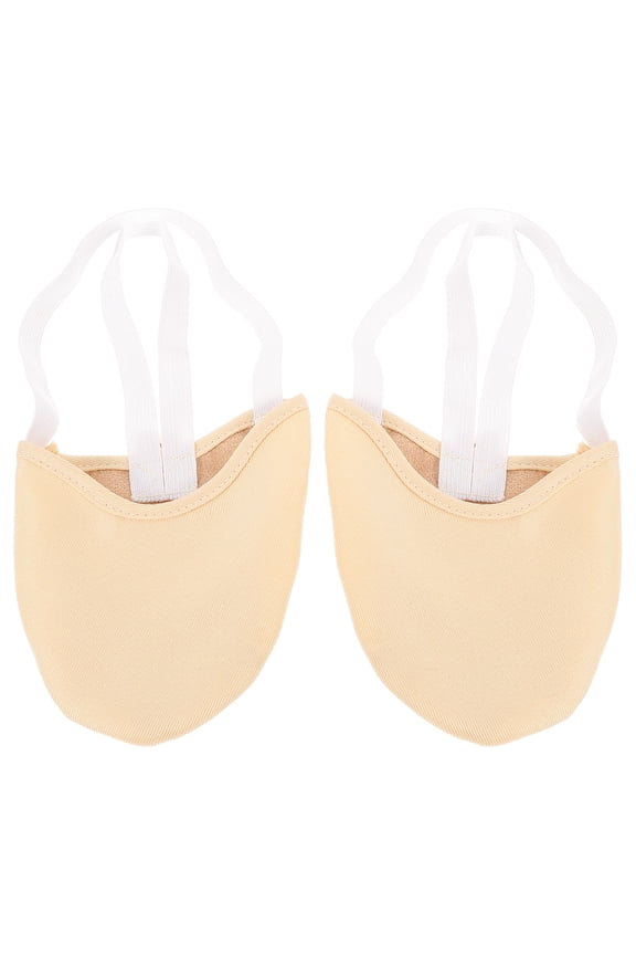 Women's Flat Dance Shoes Half Sole Pale Comfortable Ballroom Jazz Practice Pair