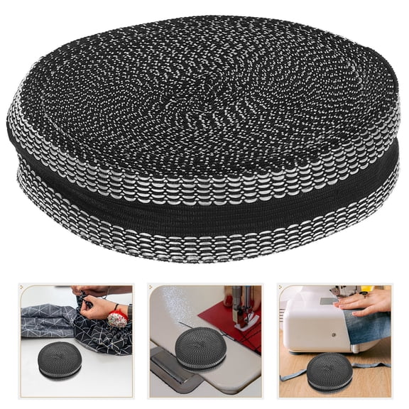 SEWCHICS Iron on Hemming Tape for Pants Black Polyester Convenient and Quick