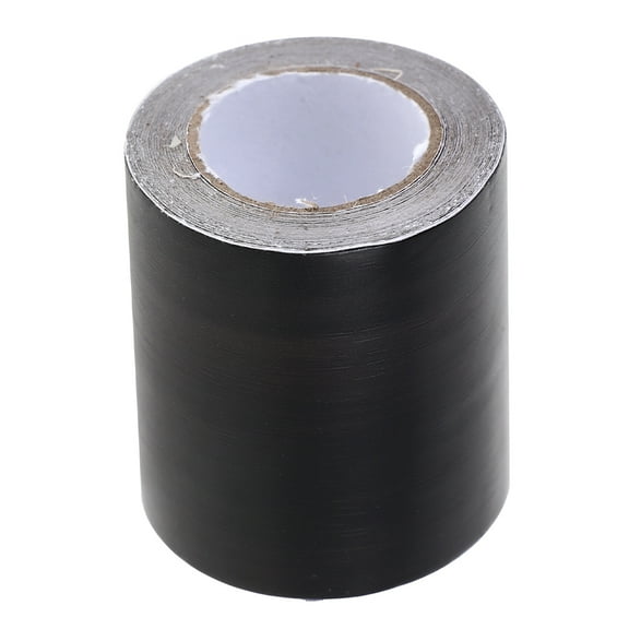 SEWCHICS Black Wood Grain Wall Edge Trim Sticker, 1 Roll PVC Self-Adhesive Protective Molding Tape for Home Decor