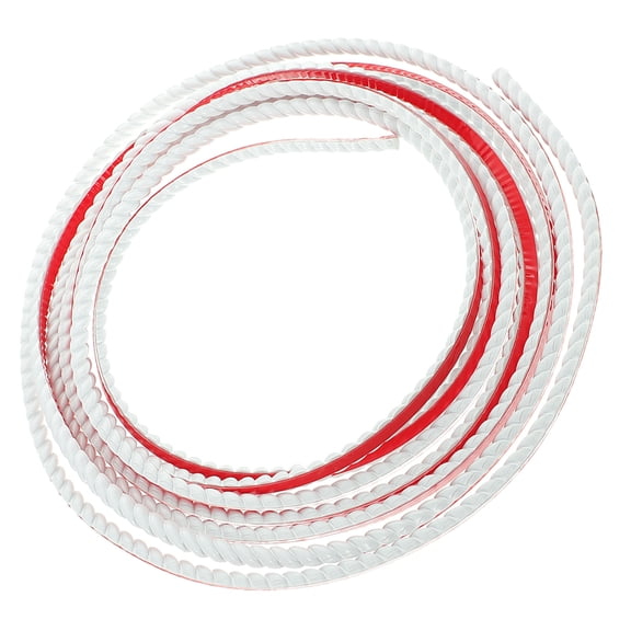 SEWCHICS 1 Roll of Flexible Moulding Trim White PVC Peel and Stick For Homeowners Decorators