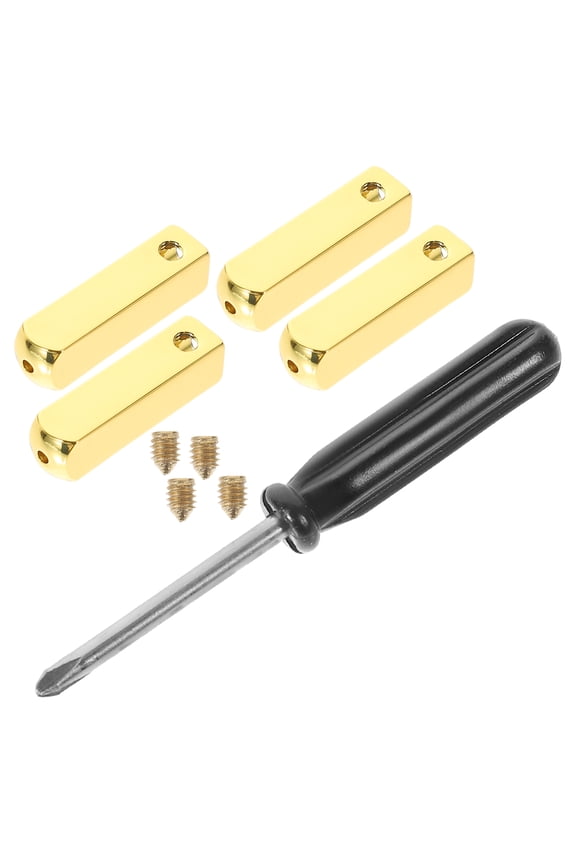 Decorative Shoe Clips Metal Golden 1 Set