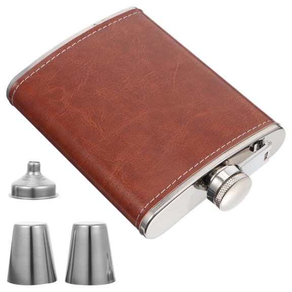 SEWCHICS Vintage Mini Flasks Set for Wine and Spirits Storage, Perfect for Outdoor Activities and Travel