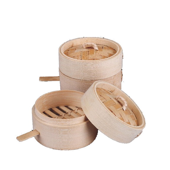 SEWCHICS Chinese Steamer Bamboo Lid for Quick Efficient Cooking in Kitchen 1Set