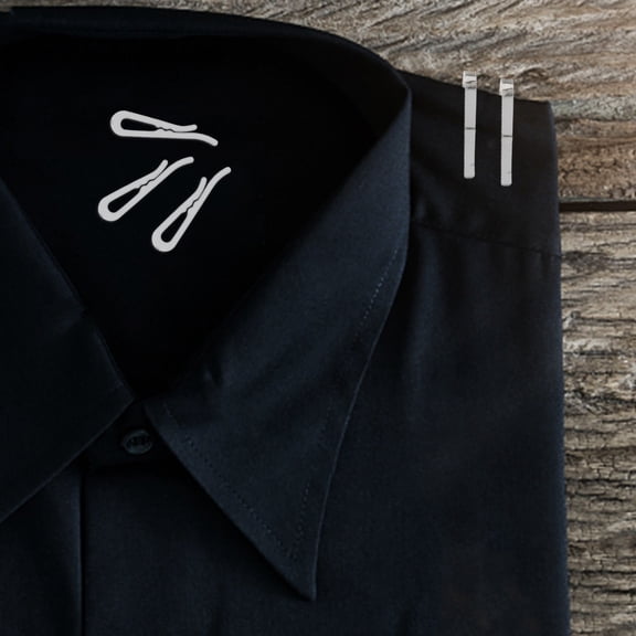 SEWCHICS 100Pcs Transparent Plastic Clothespin Multipurpose Sock Briefs Clip for Home Use