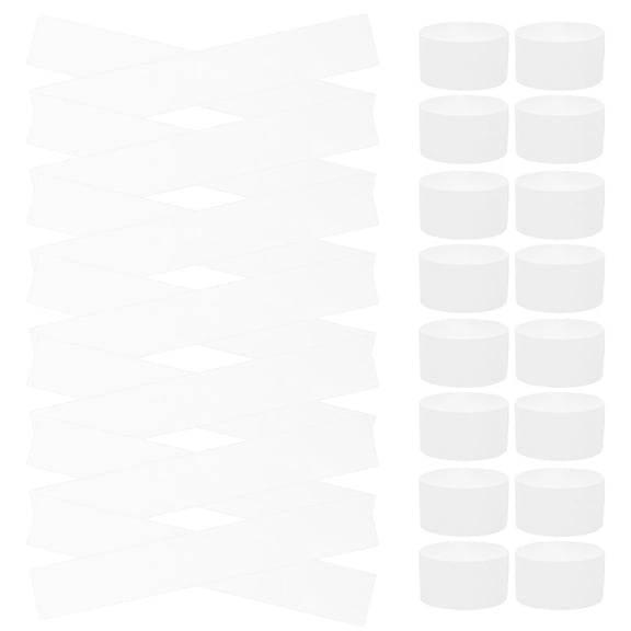 SEWCHICS 100pcs Self-Adhesive Money Wrappers for Banknote Bundles, Cash Organizers for Offices and Supermarkets