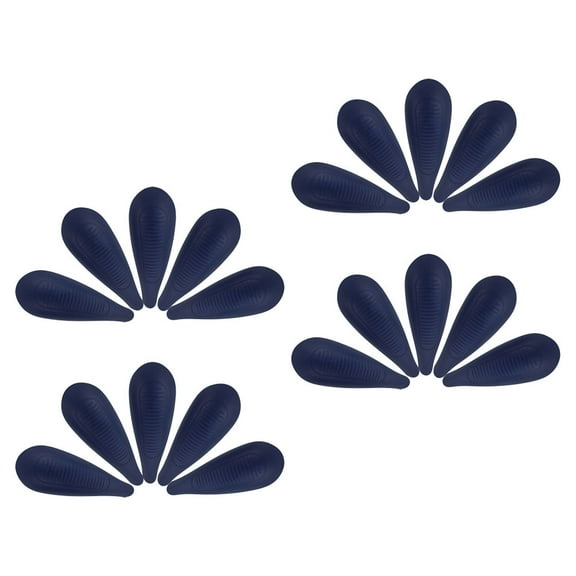 SEWCHICS Hanger Shoulder Accessories Prevent Deformation Blue Plastic for Home 10Pairs