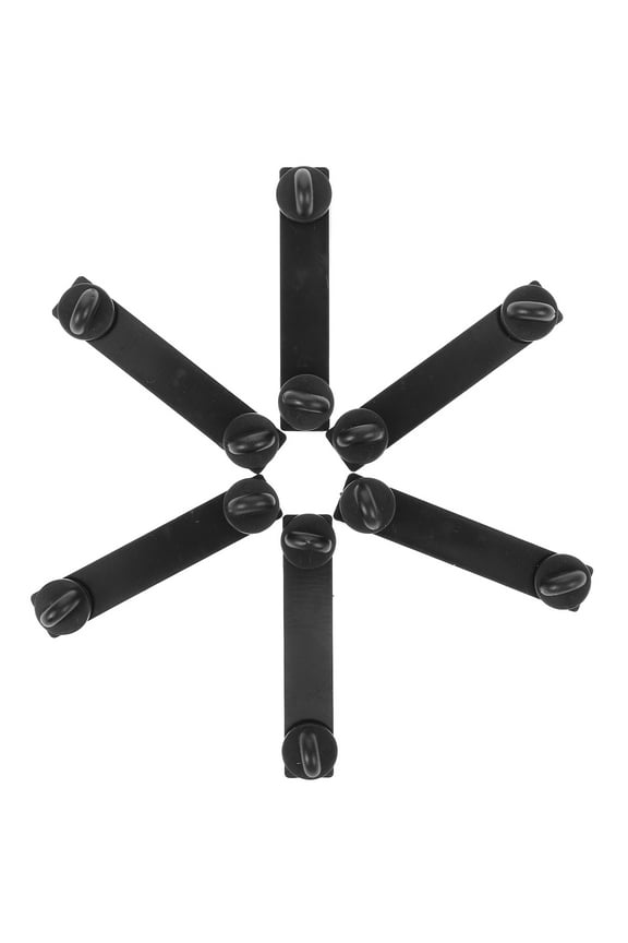 Black Metal and Plastic Lapel Pin Backs for Tie Tacks, Badges, and Craft Projects, and Secure Fasteners