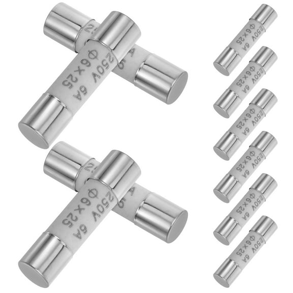 SEWCHICS 10Pcs Durable Ceramic Fuse Tube 6 Amp 250 Volt for Digital Multimeter Circuit Safety