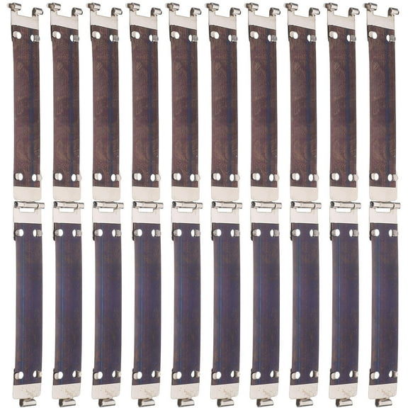 SEWCHICS 10Pcs Sewing Internal Metal Handbag Hinges Dark Frames with Spring Clip for Crafts